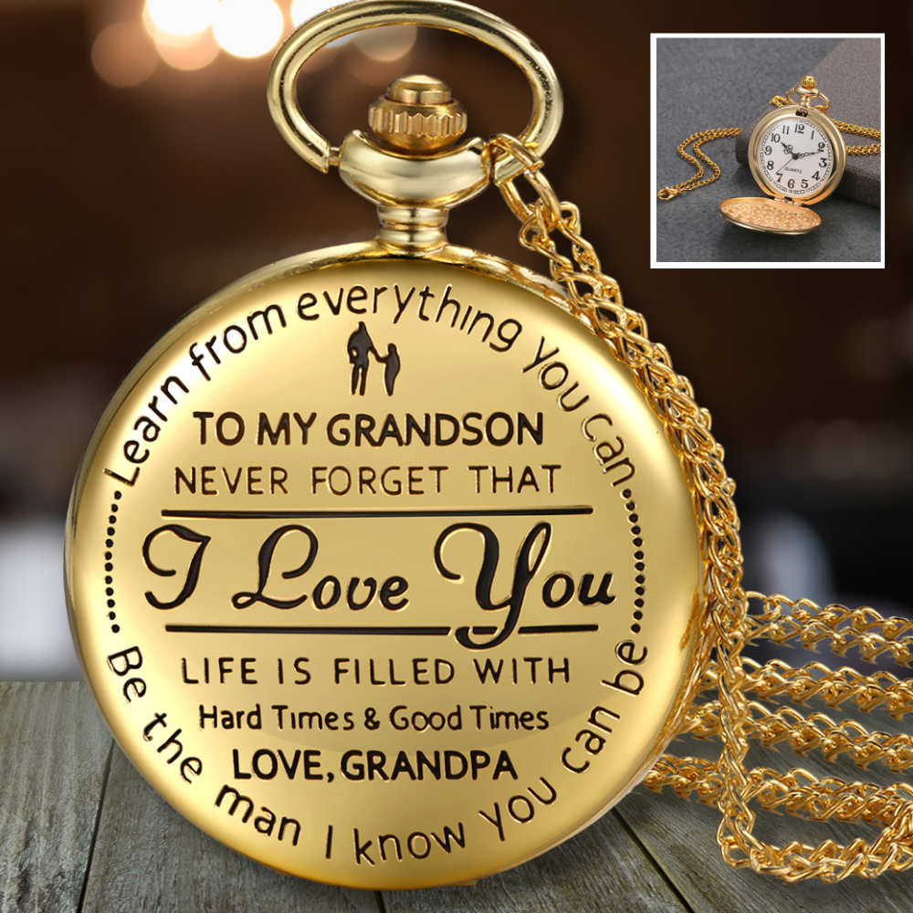 Pocket watch for grandson best sale