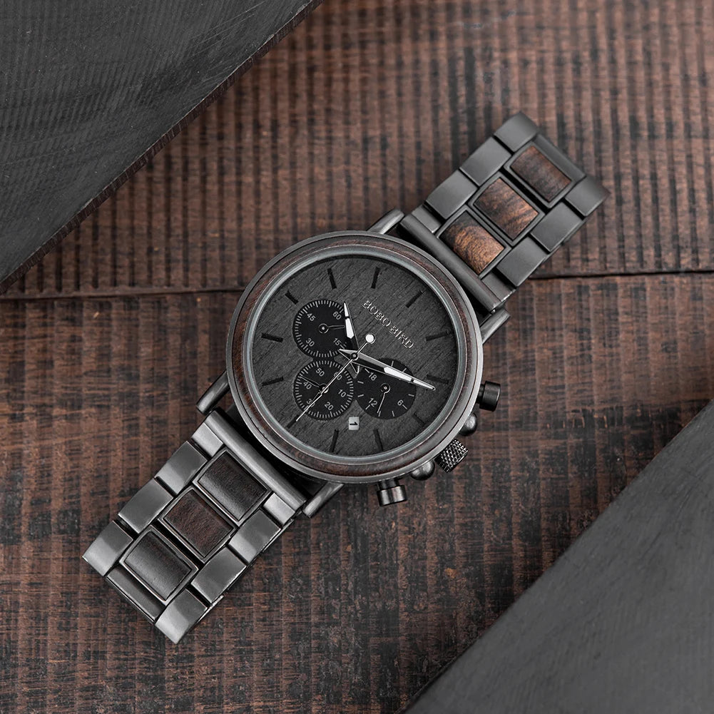 To My Husband Luxury Wood Watch - SW#011
