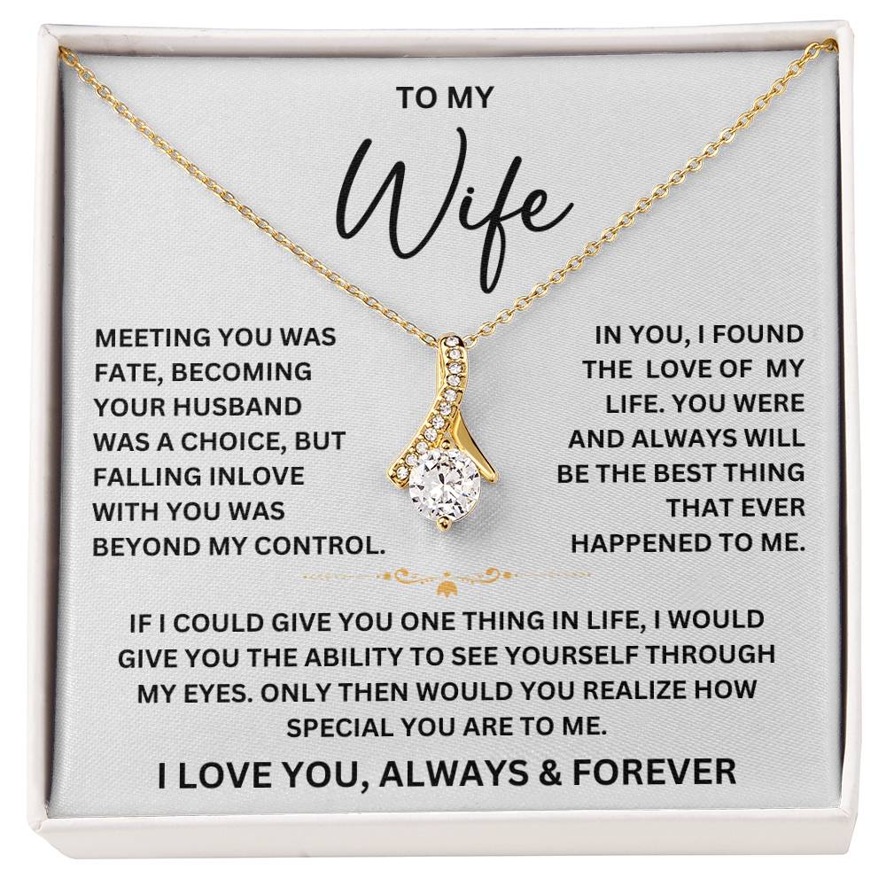 To My Wife - Alluring Beauty Necklace - SO#082799