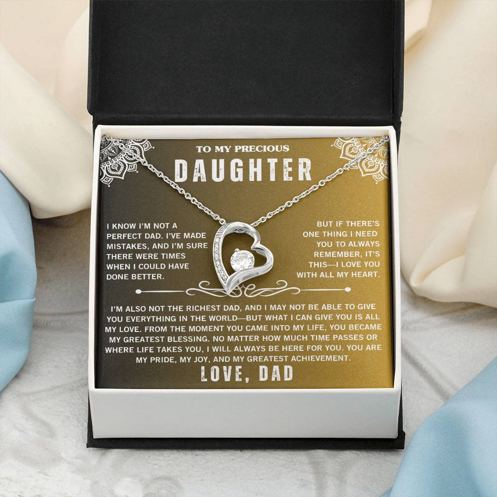To My Daughter - From Dad - Luxury Necklace Gift Set SS#24