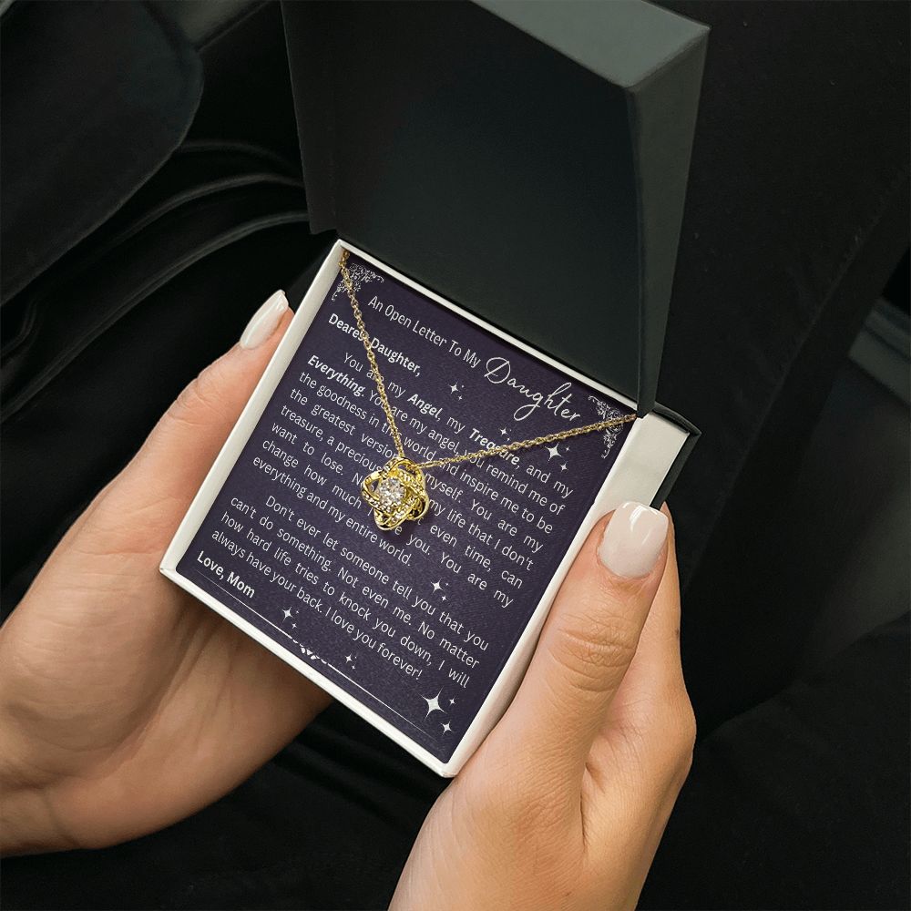 Love Knot Necklace - Open Letter To Daughter From Mom