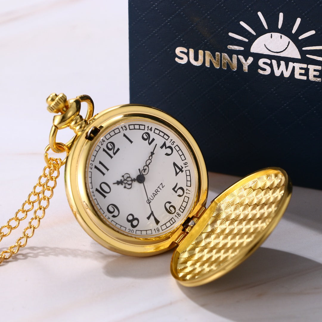 Special Gift For Son From Mom- Luxury Vintage Pocket Watch