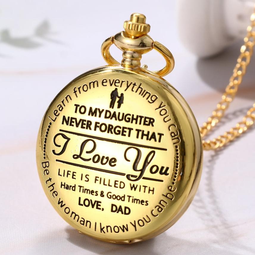 To My Daughter / From Dad - Luxury Vintage Pocket Watch