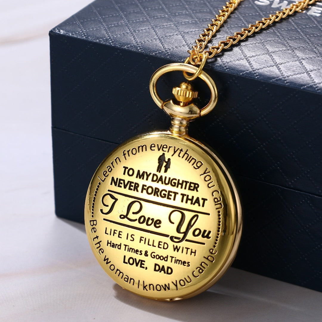 To My Daughter / From Dad - Luxury Vintage Pocket Watch