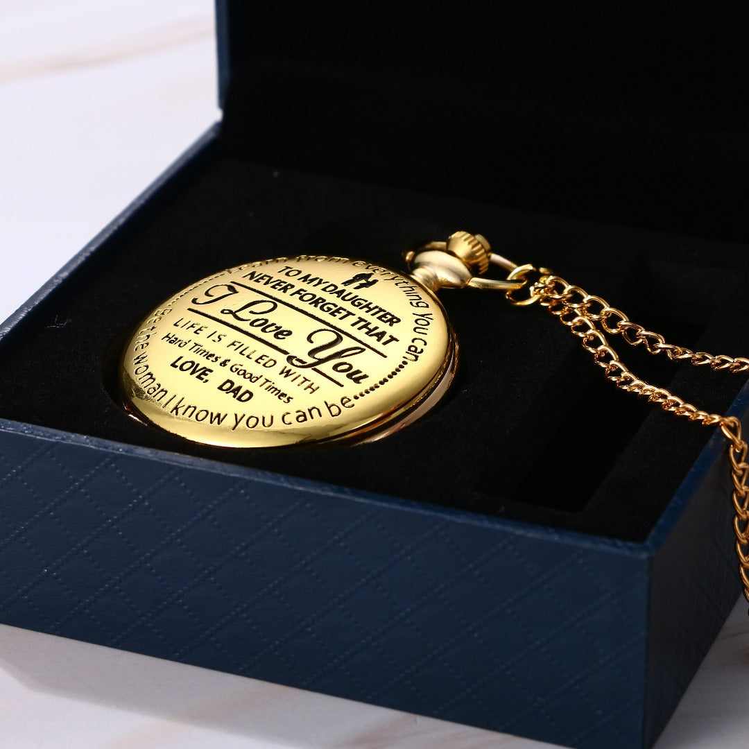 To My Daughter / From Dad - Luxury Vintage Pocket Watch