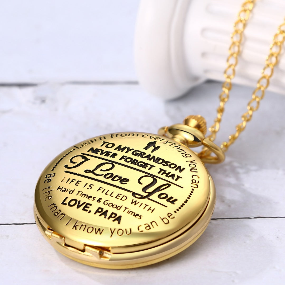 To Grandson / From Papa - Luxury Vintage Pocket Watch