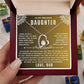 To My Daughter - From Dad - Luxury Necklace Gift Set SS#24