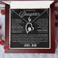 To My Daughter - From Dad - Luxury Gift Necklace SS#22