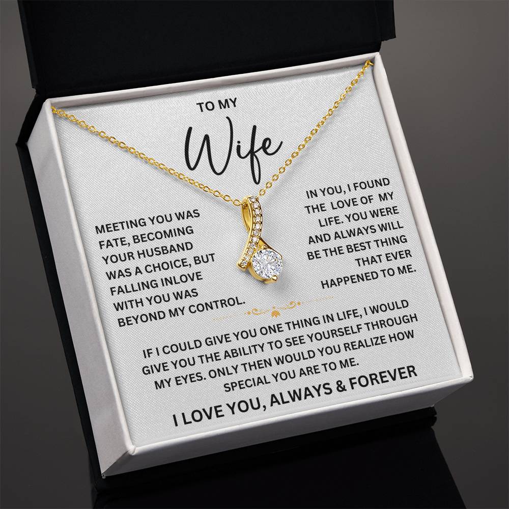 To My Wife - Alluring Beauty Necklace - SO#082799