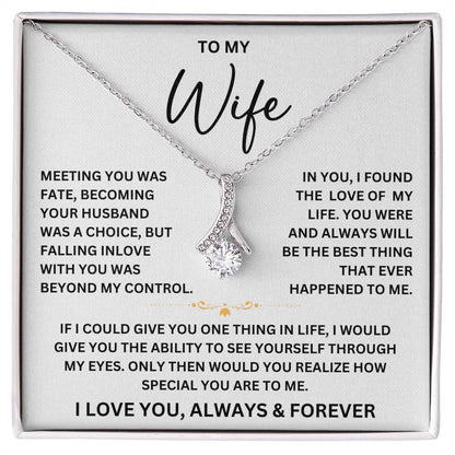 To My Wife - Alluring Beauty Necklace - SO#082799