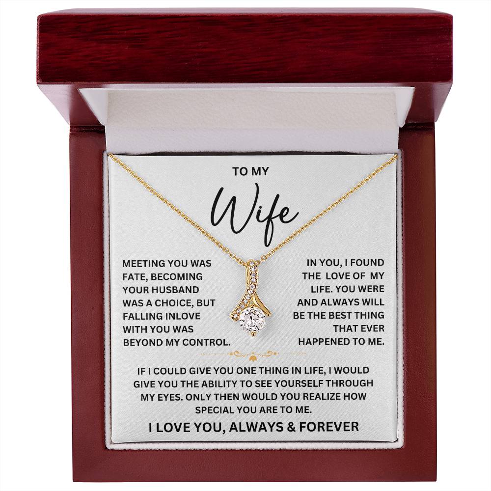 To My Wife - Alluring Beauty Necklace - SO#082799