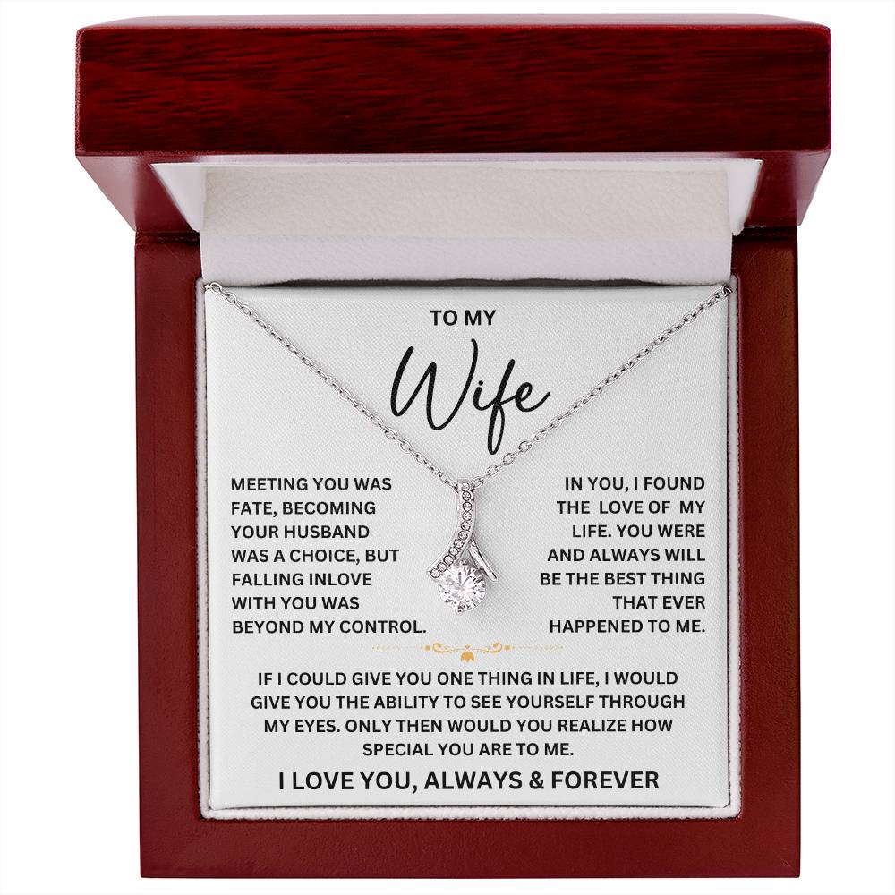 To My Wife - Alluring Beauty Necklace - SO#082799