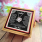 To My Daughter - From Dad - Rotating Rose Box Necklace Gift Set SS#28
