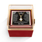 To My Daughter - From Dad - Rotating Rose Box Necklace Gift Set SS#28