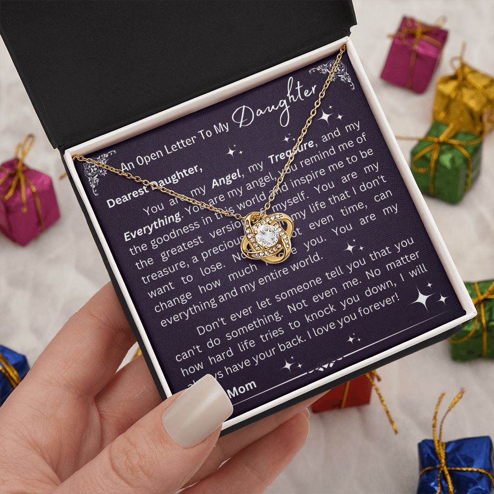 Love Knot Necklace - Open Letter To Daughter From Mom