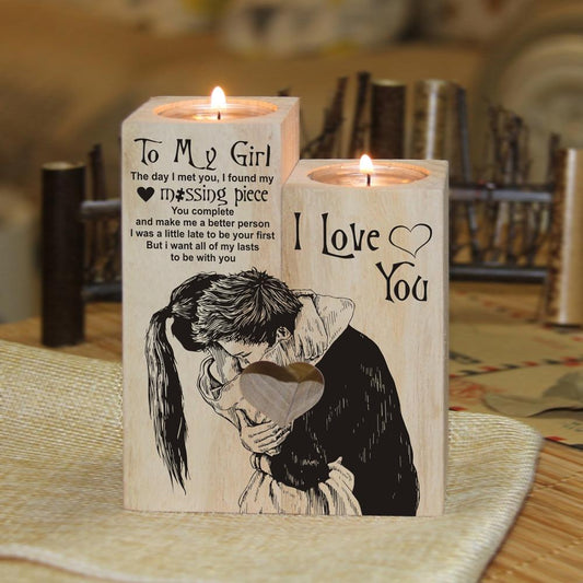 To my girl - Love Candle Holder
