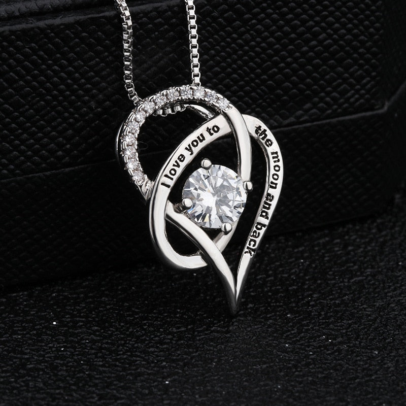 To my mom - Luxury Heart Necklace